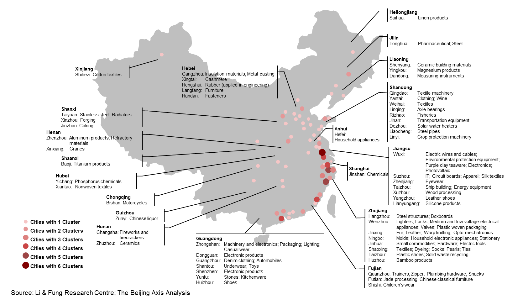 best locations to source products in China - sourcing map