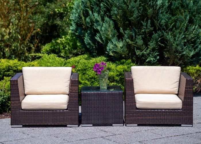 Synthetic (PE) rattan for furniture